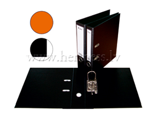 Mape reistrs A4, 75mm, neapkalts, PP+PP, Orans, X FILE